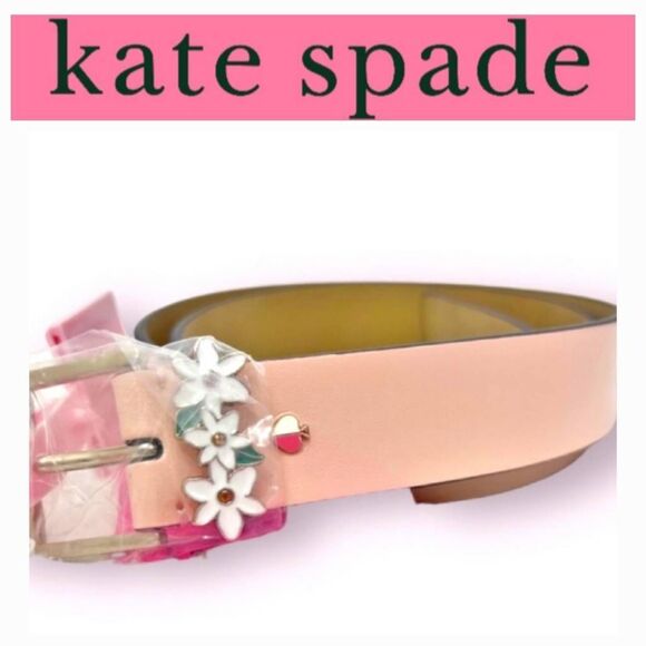 Kate Spade 32MM Daisy Loop Belt- Pink Shadow